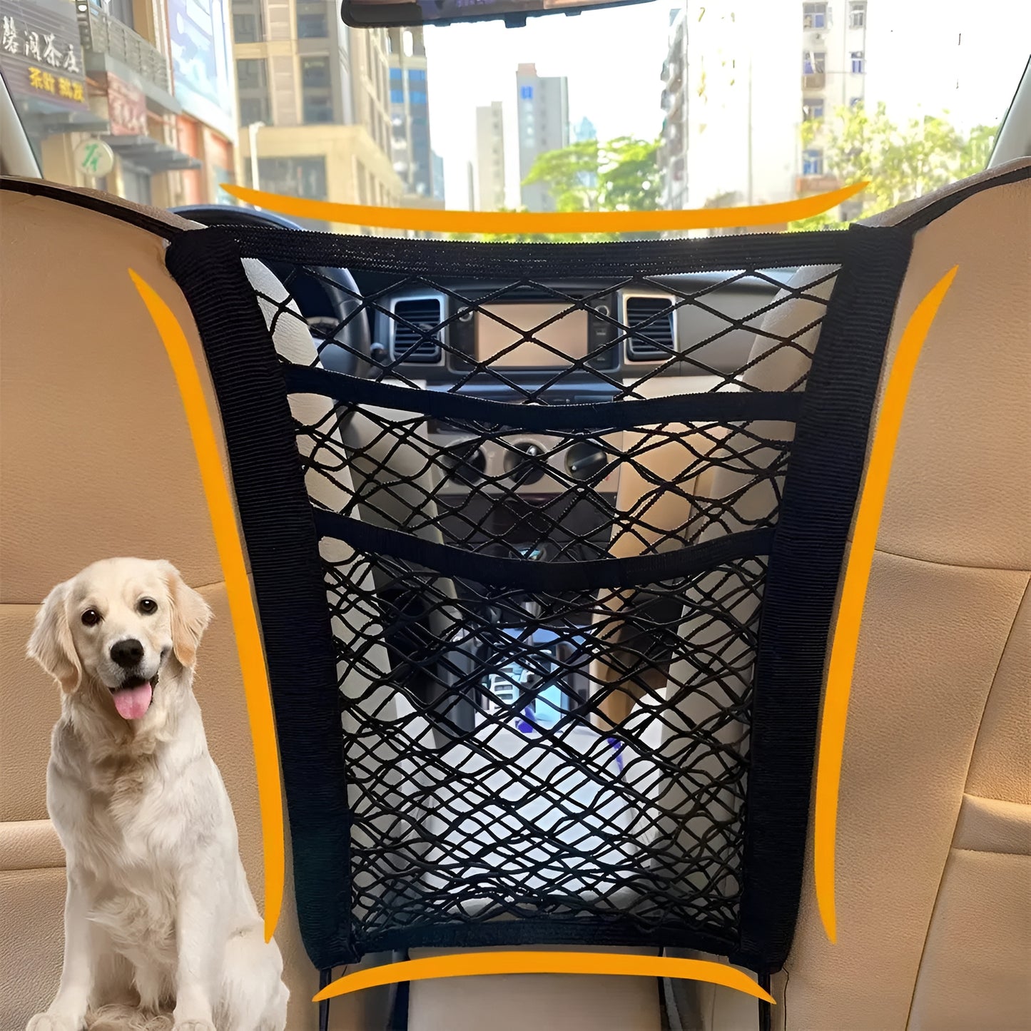 Car Seat Dog Barrier