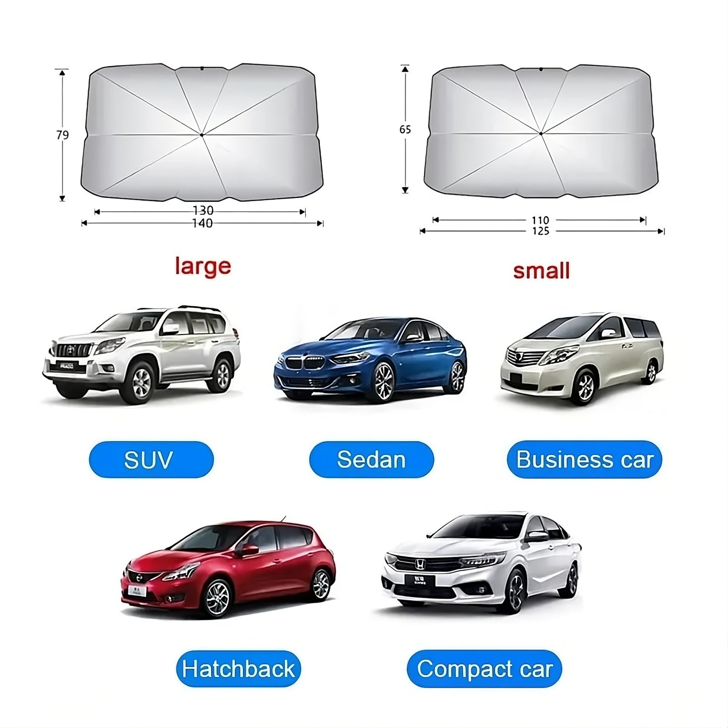 Car Umbrella Windshield Cover